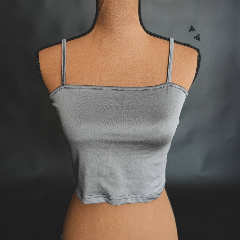 NWT Grey Western Print Mesh Women's Top - Picture 3 of 6